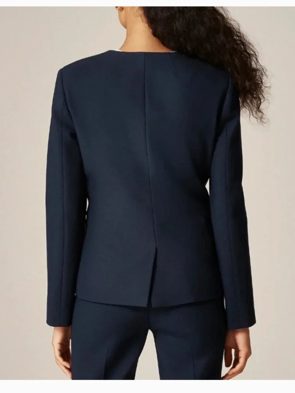 NWT J Crew Cora lady jacket in four-season stretch 12 Navy